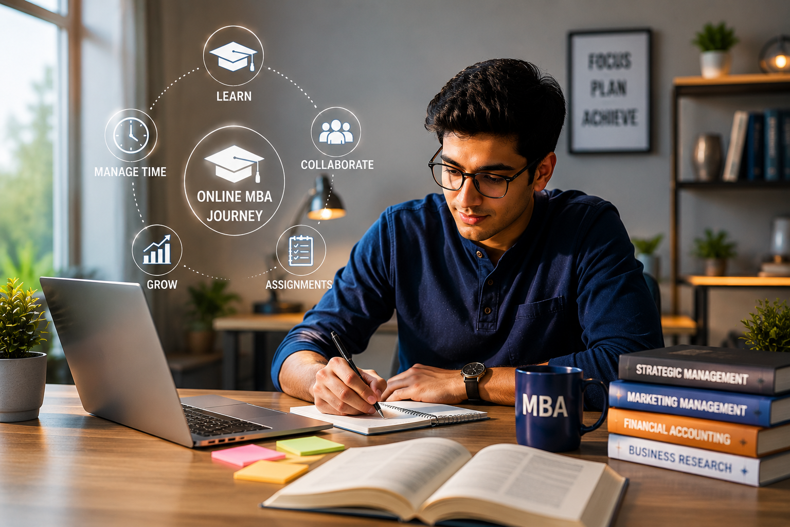 A Day in the Life of an Online MBA Student in India (2026 Guide)