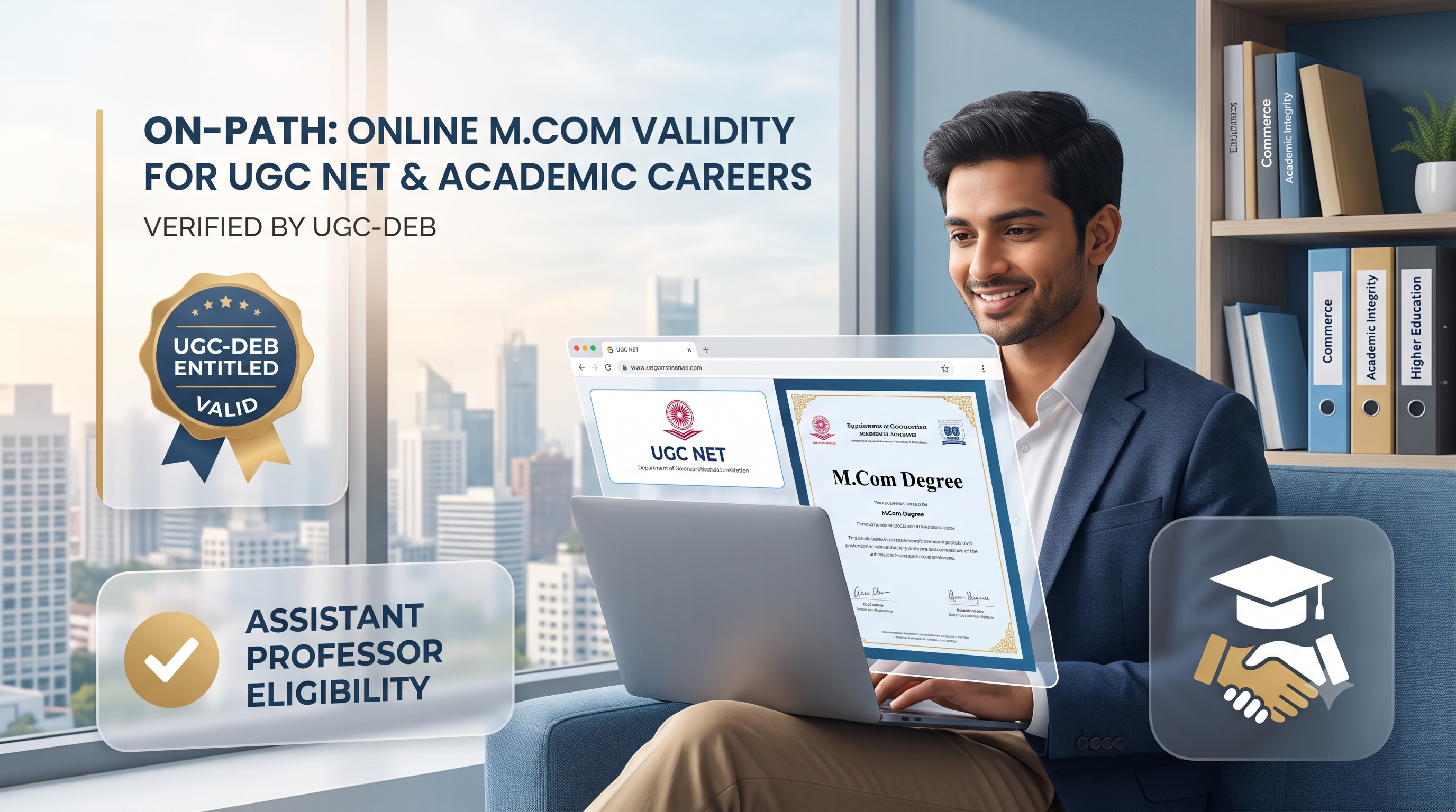 Is Online M.Com Valid for UGC NET and Assistant Professor Eligibility?