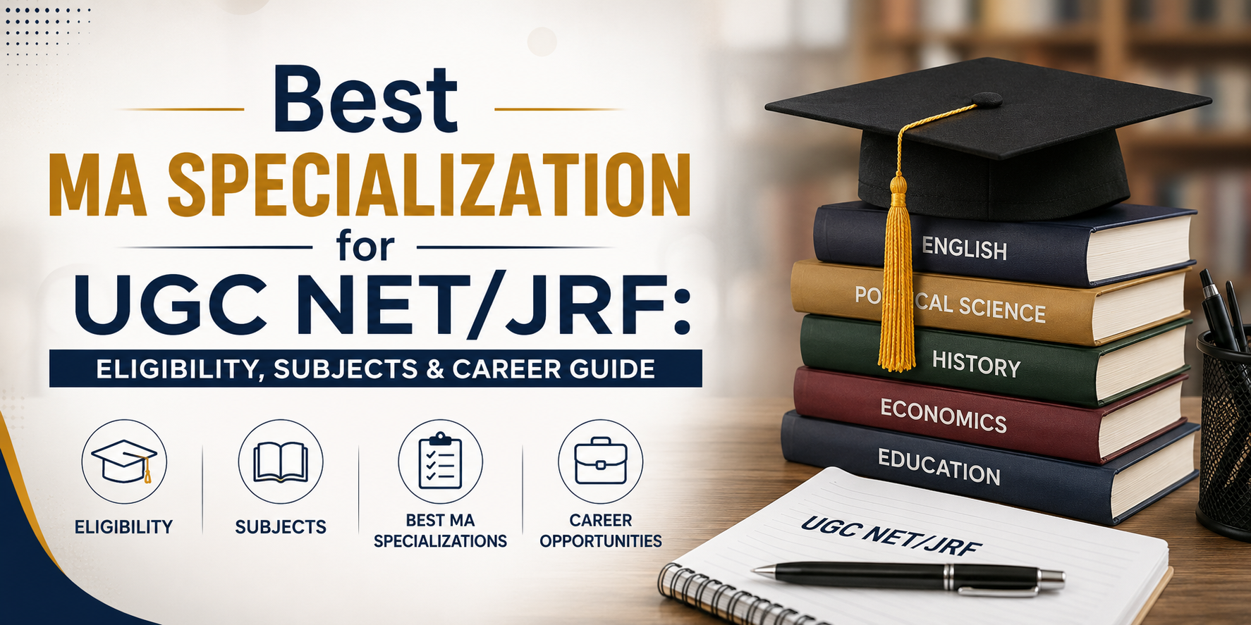 Best Online MA Specialization for UGC NET/JRF and Teaching Careers